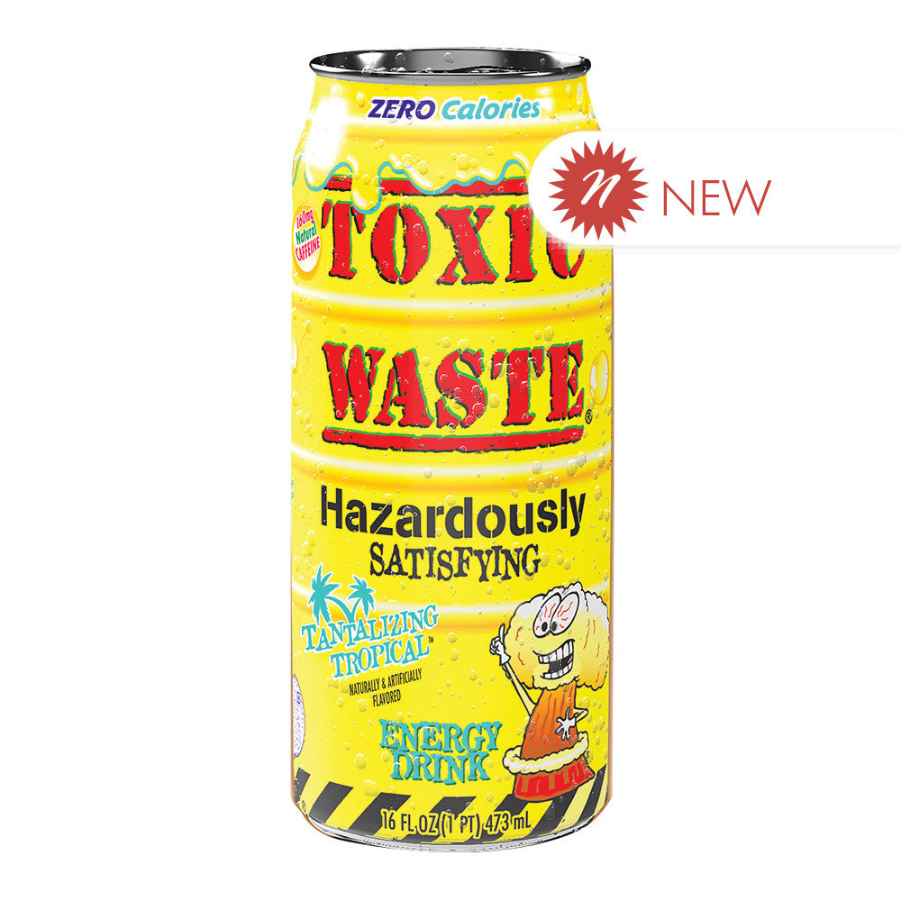 Toxic Waste Tantalizing Tropical Energy Drink (Pack of 4)