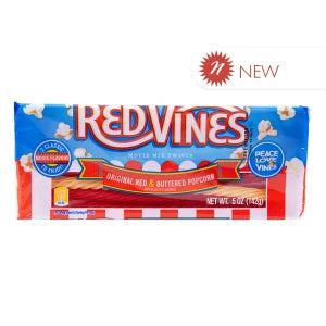 RED VINES ORIGINAL RED & BUTTERED POPCORN 5 OZ BAG