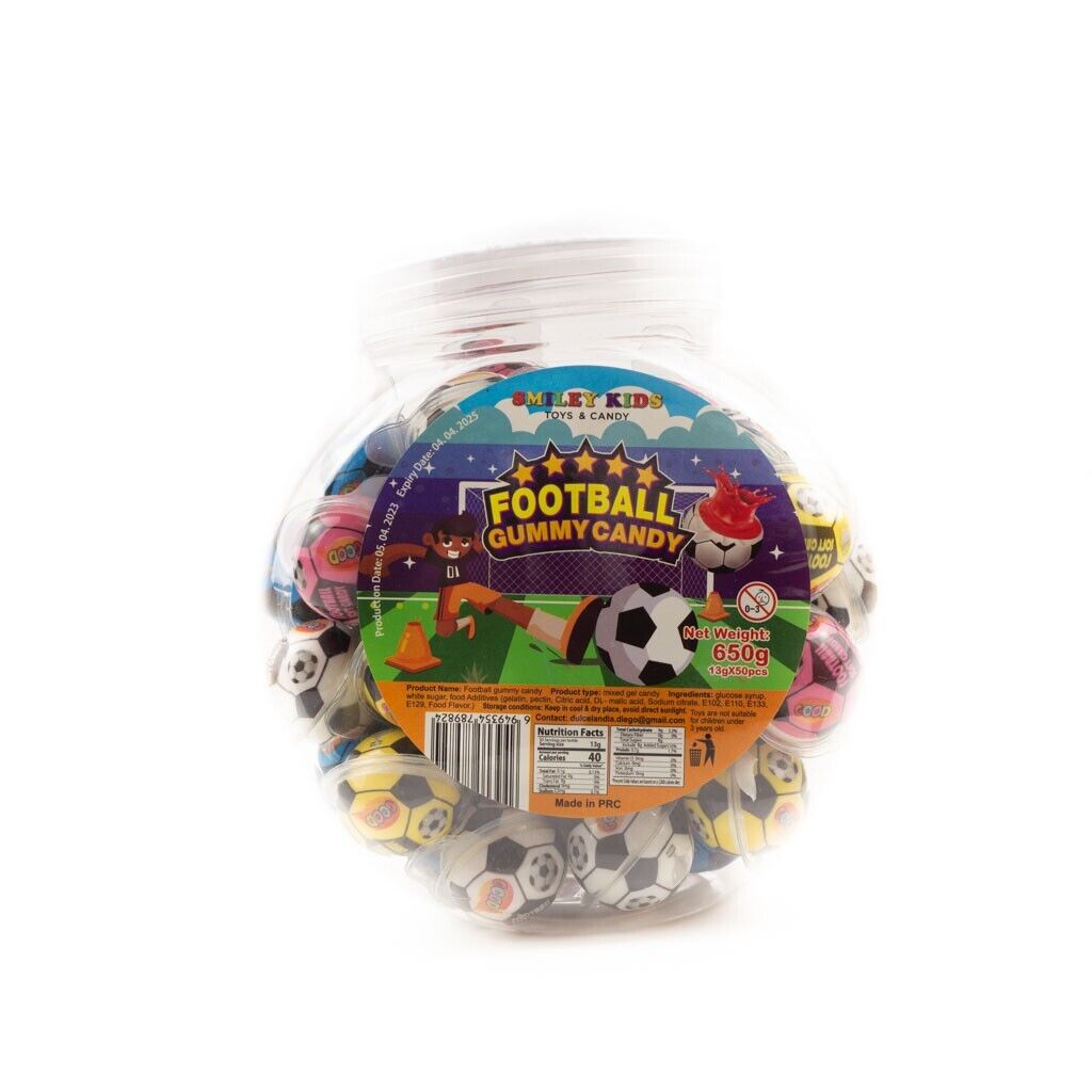 Bonbons gélifiés Smiley Kids Football