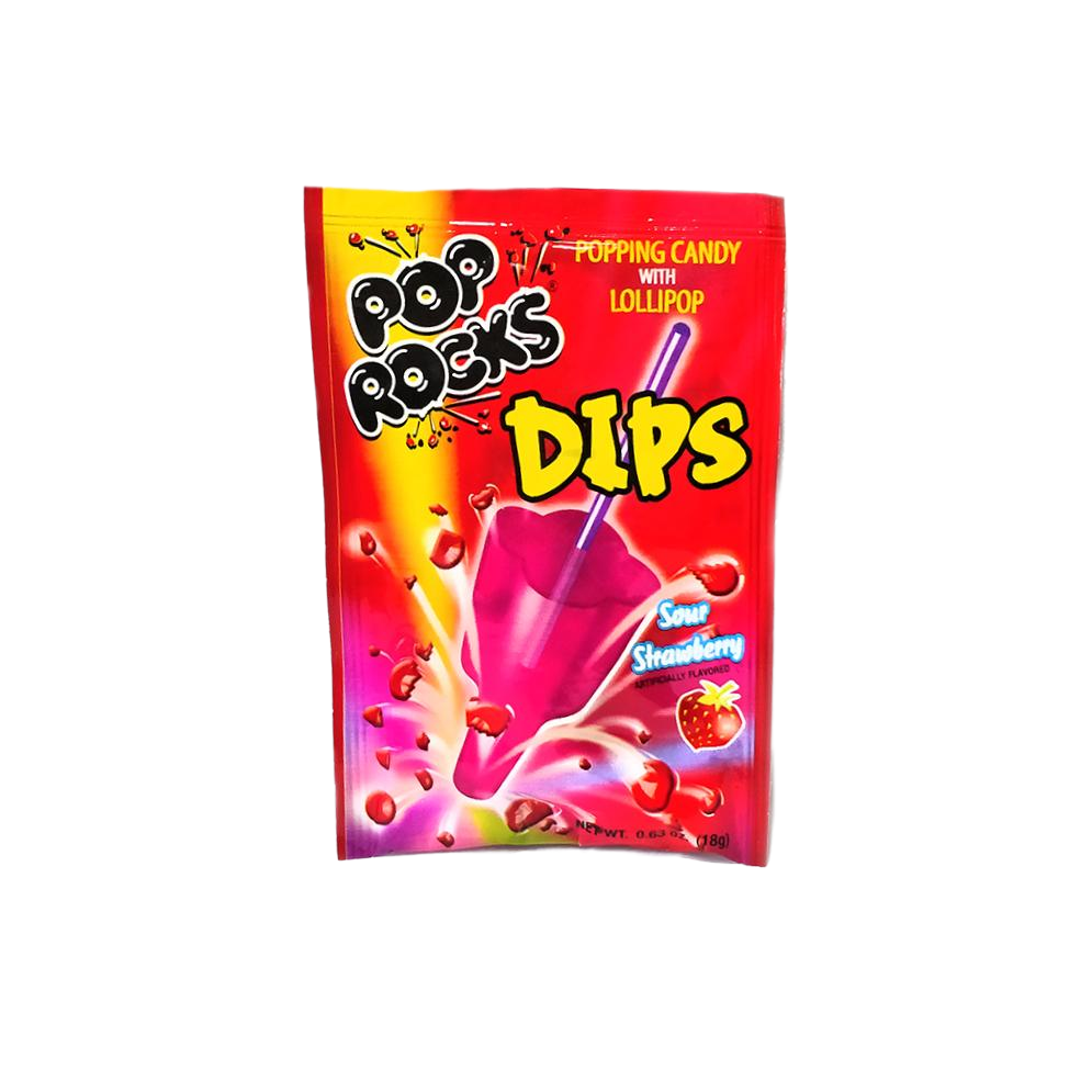 Pop Rocks Trempettes Fraise Aigre