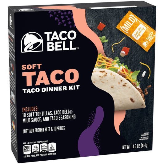 Taco Bell Soft Taco Dîner Kit