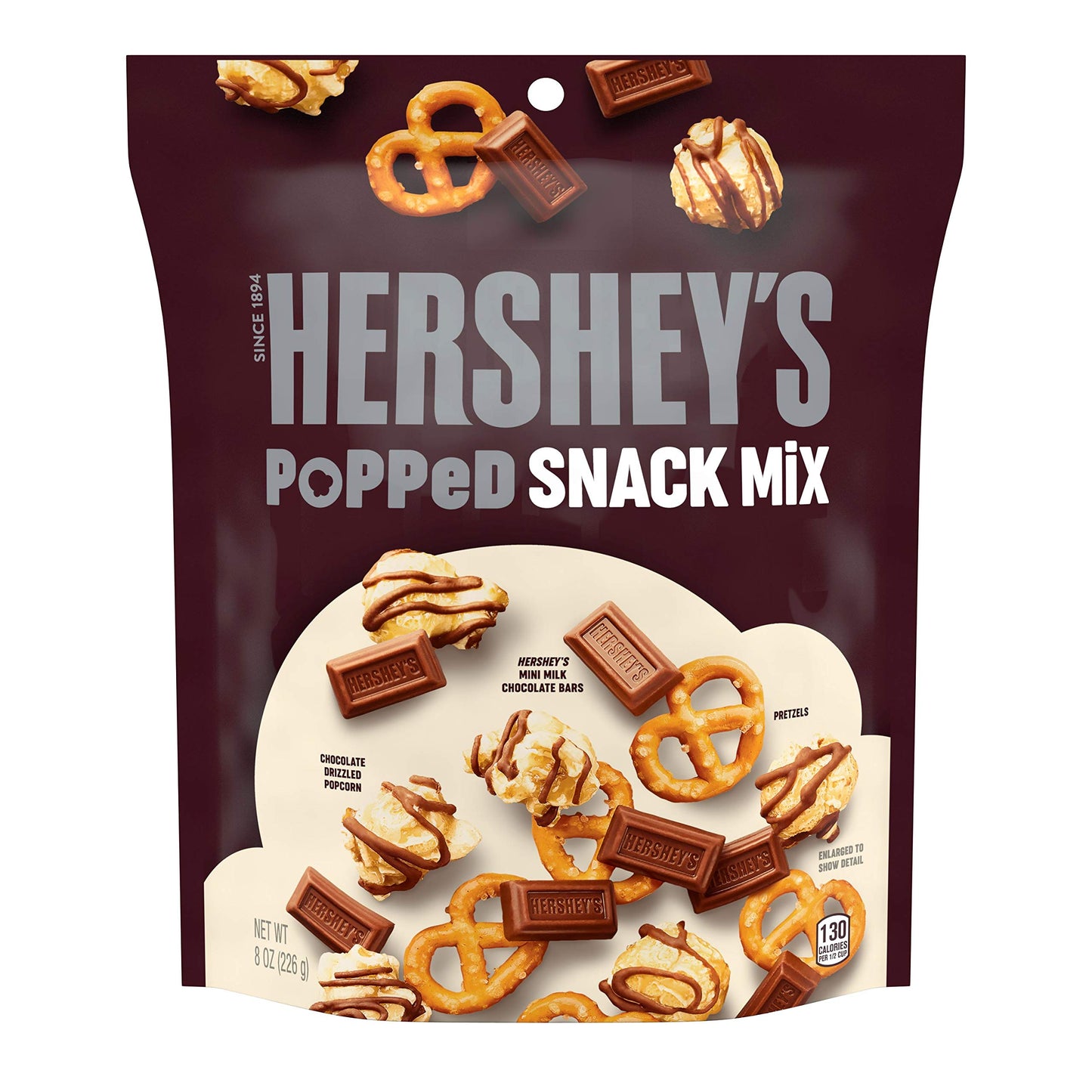 HERSHEY'S POPPED SNACK MIX