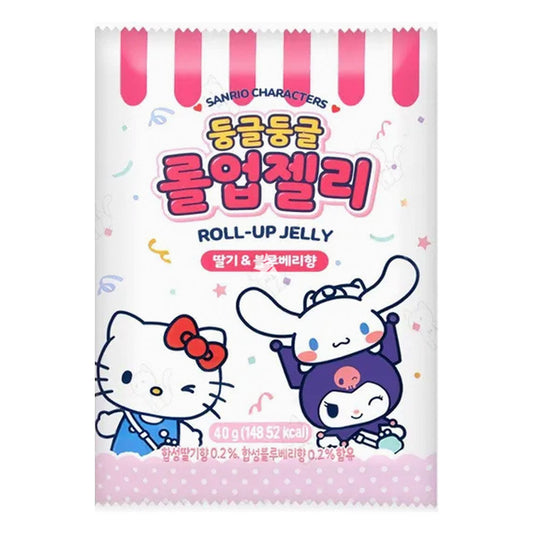 Sanrio Round Rollup Jelly - Strawberry and Blueberry