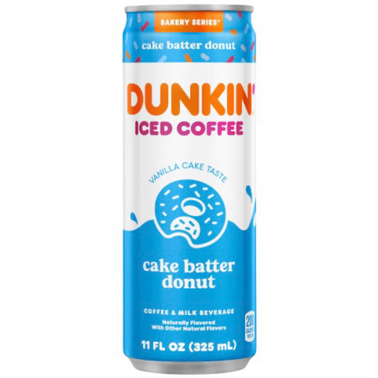 Dunkin' Iced Coffee Cake Batter Donut