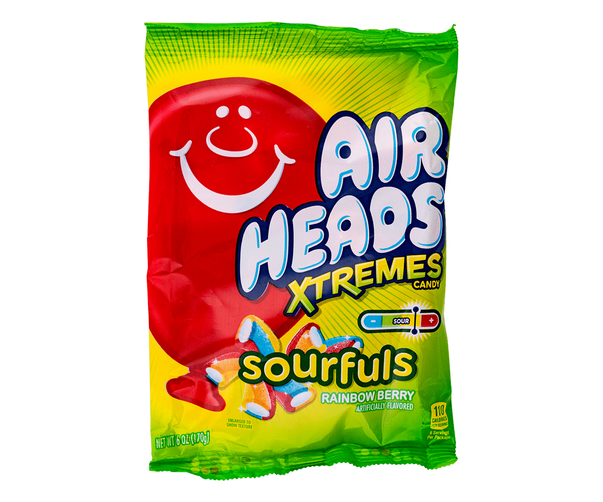 Airheads Xtremes Sourfuls Rainbow Berry
