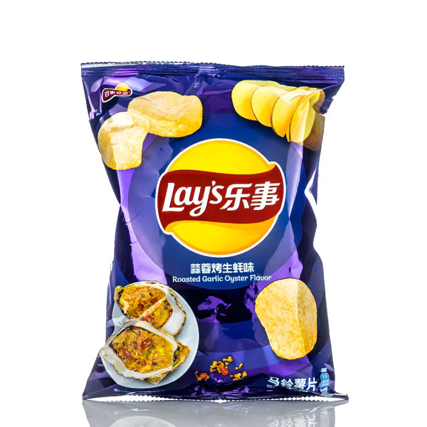 Lay's Roasted Garlic Oyster Flavour