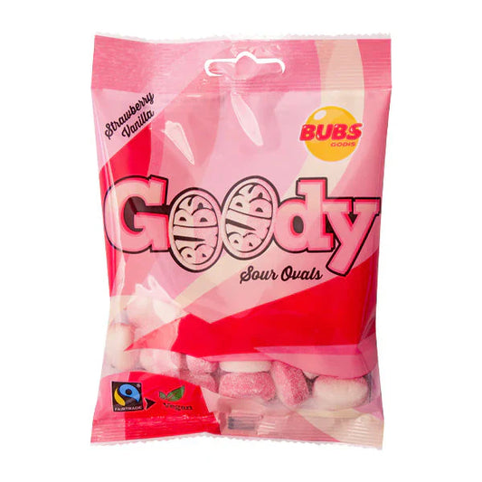 BUBS Goody Sour Strawberry Vanilla Ovals