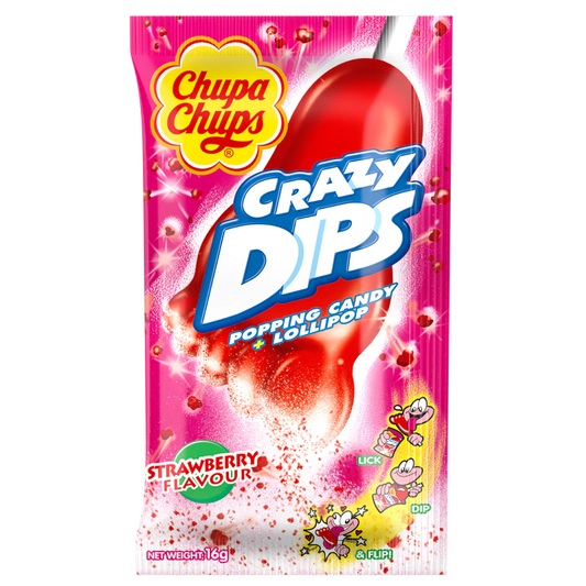 Chupa Chups Crazy Dips Fraise