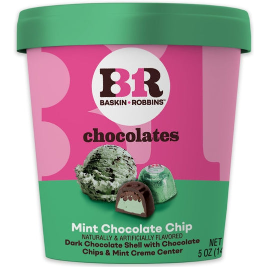 BASKIN-ROBBINS CHOCOLATES MINT CHOCOLATE CHIP