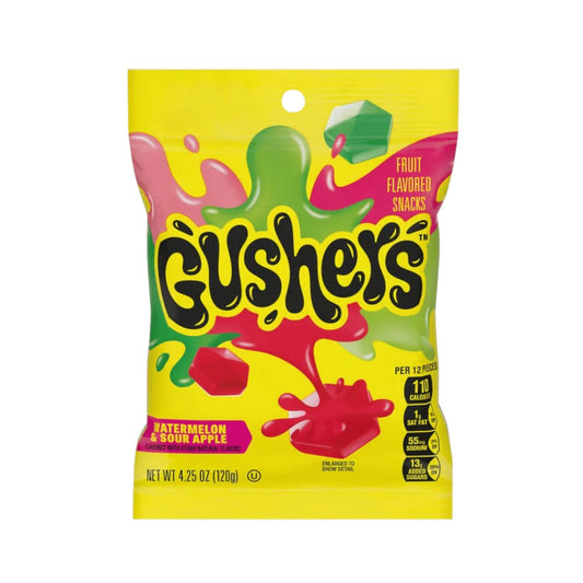 GUSHERS PEG BAG WATERMELON SOUR APPLE