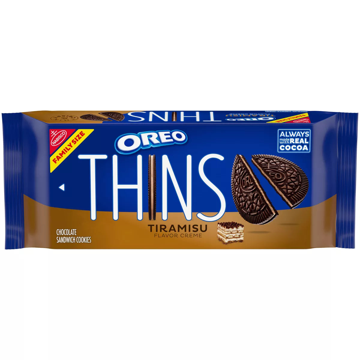 Oreo Thins Tiramisu Cookies Family Size