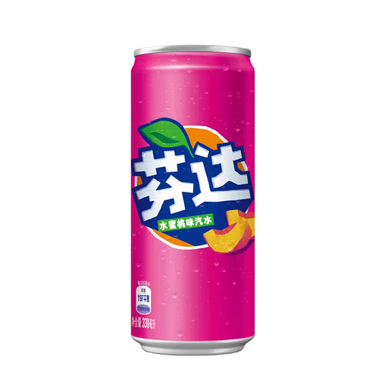 Canette de Fanta Pêche Blanche