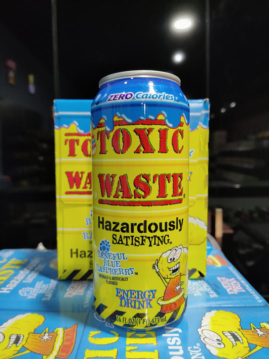 Toxic Waste Baneful Blue Raspberry Energy Drink