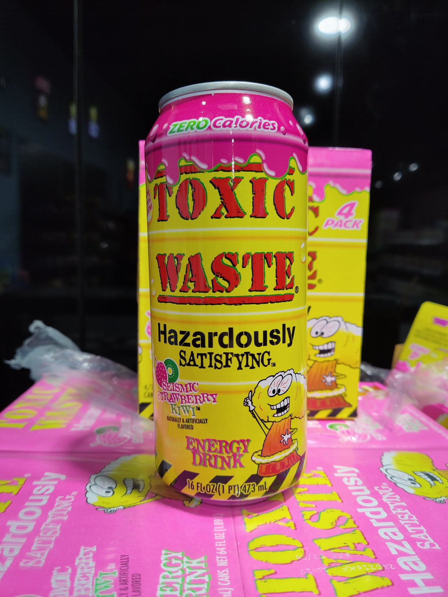 Toxic Waste Seismic Strawberry Kiwi Energy Drink