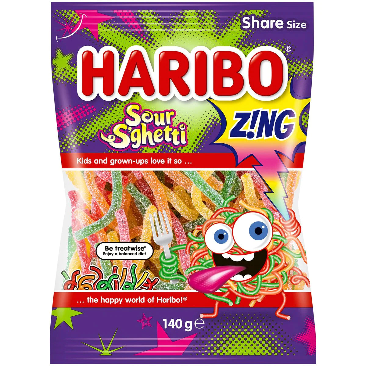 Haribo sour s'ghetti