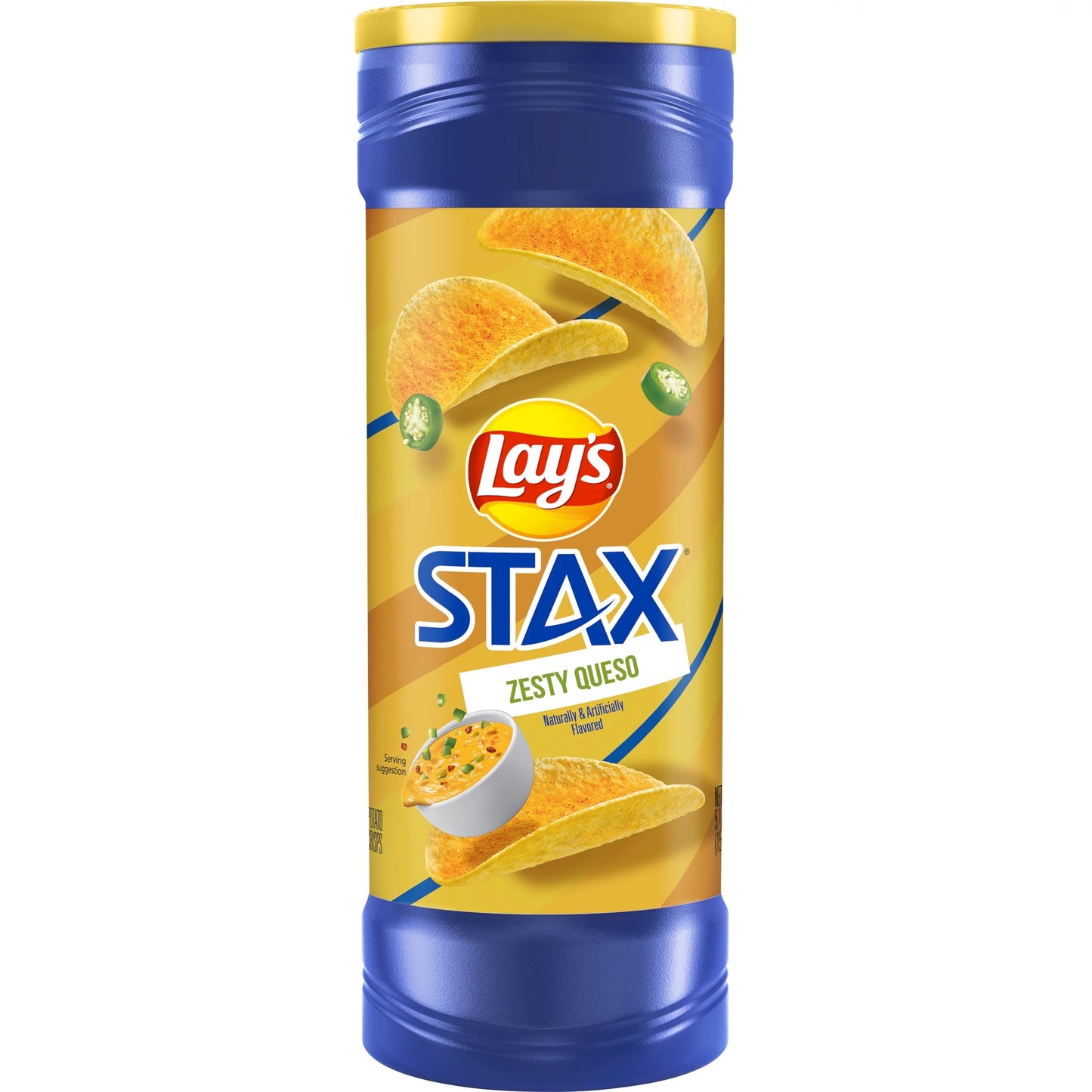 Lay's Stax Zesty Queso