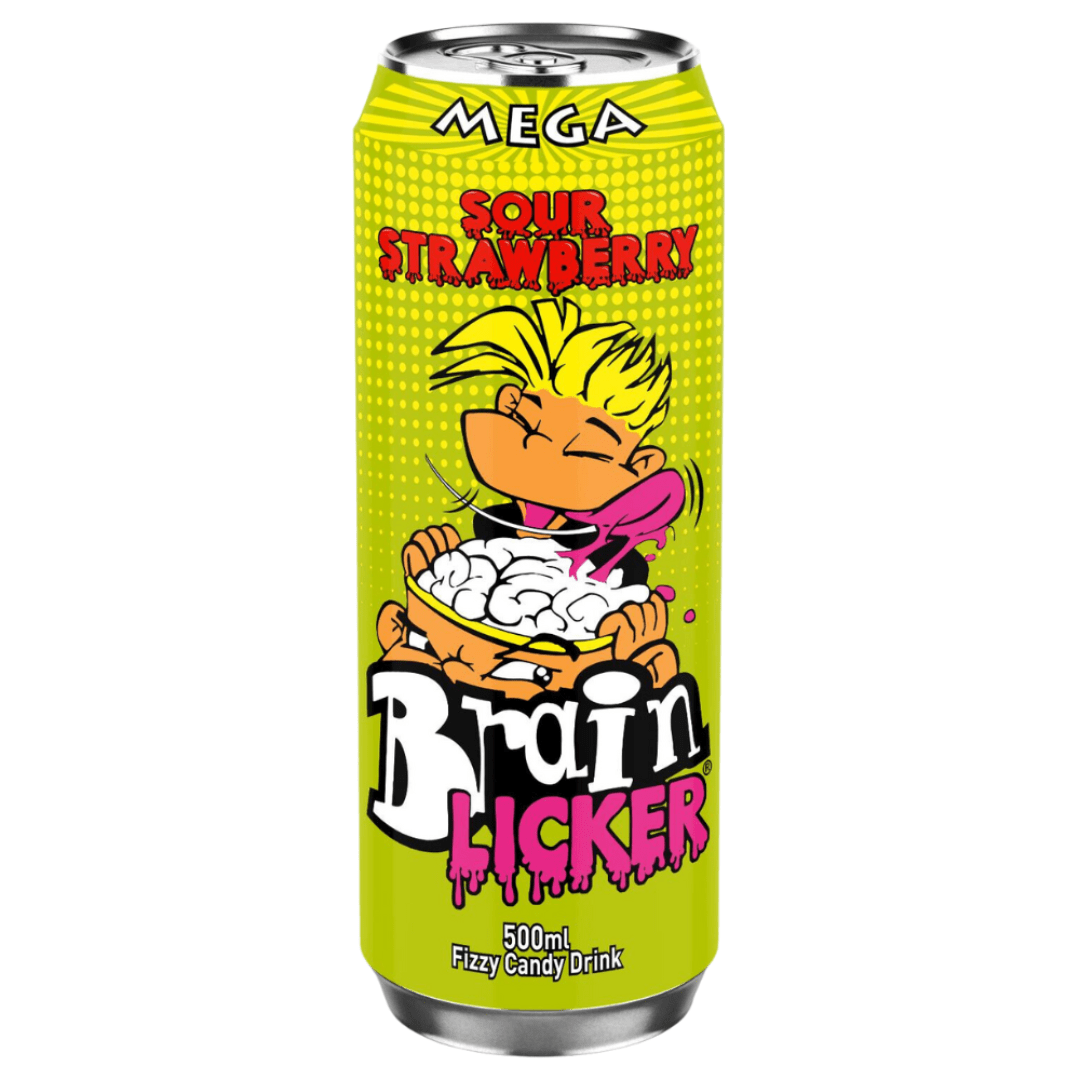 Mega Brain Licker Sour Strawberry