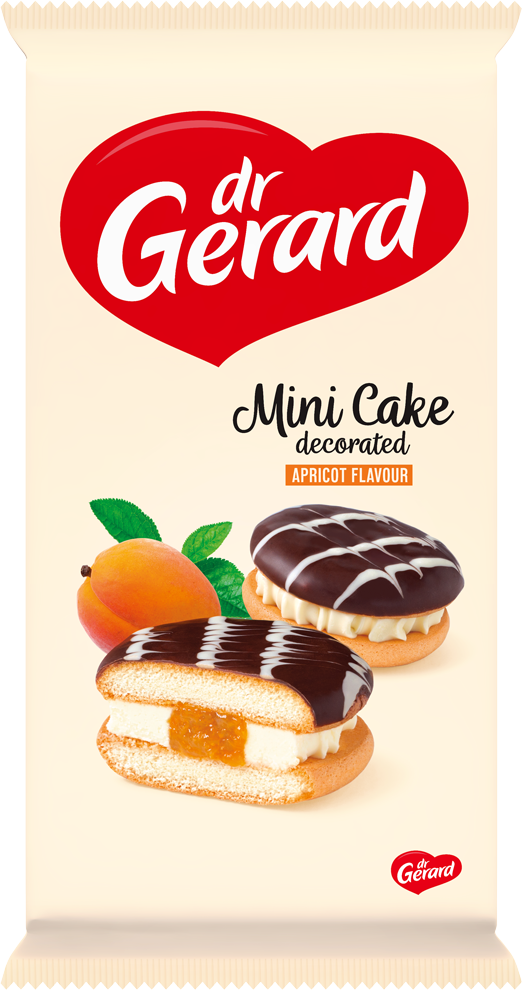 Mini Cake decorated Apricot