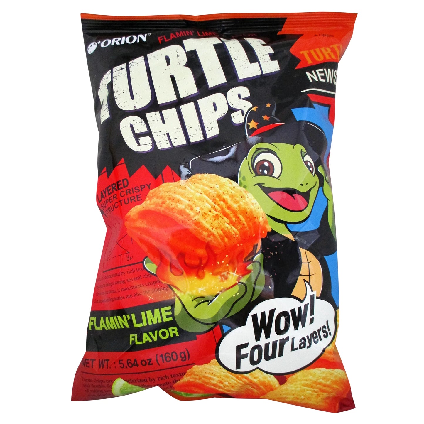 Turtle Chips Flamin Lime