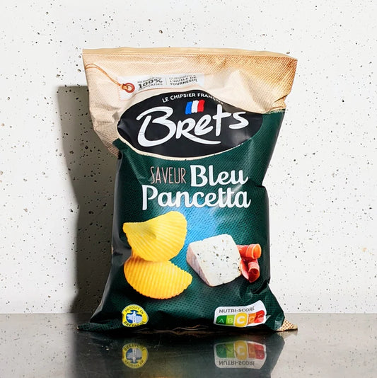 BRETS CHIPS BLUE CHEESE & PANCETTA FLAVOURED POTATO CHIPS
