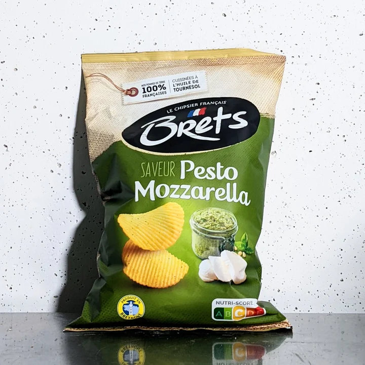 BRETS CHIPS PESTO MOZZARELLA POTATO CHIPS