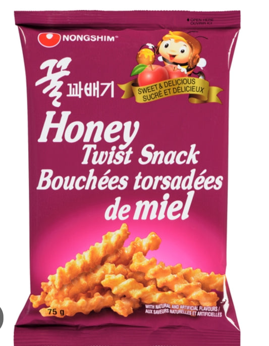 Honey twist snack