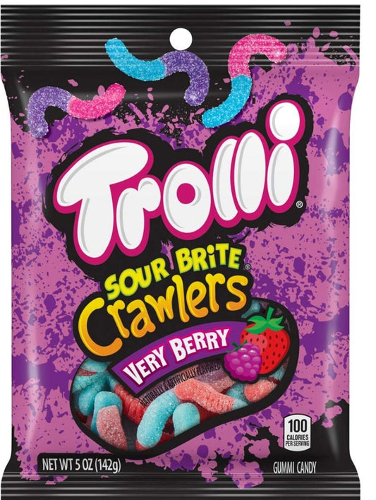 Trolli sour brite crawlers very bery (142g)