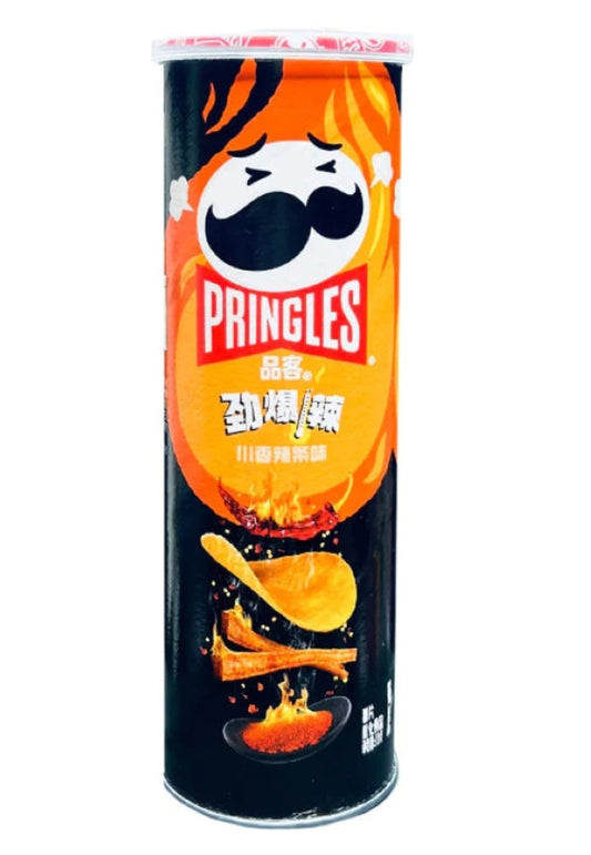 Pringles Spicy Strips Super Hot