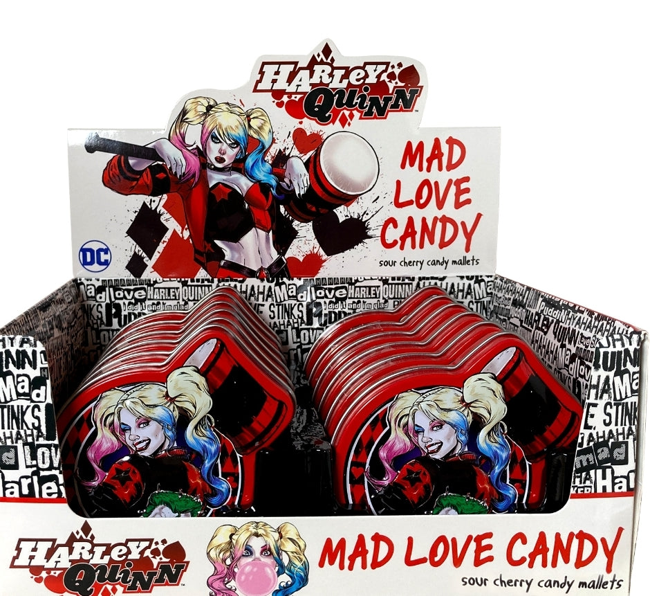 Harley Quinn mad love candy tin