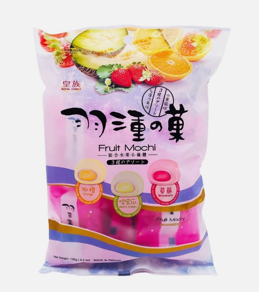 Royal Family Custard Mochi-Fruit Mix