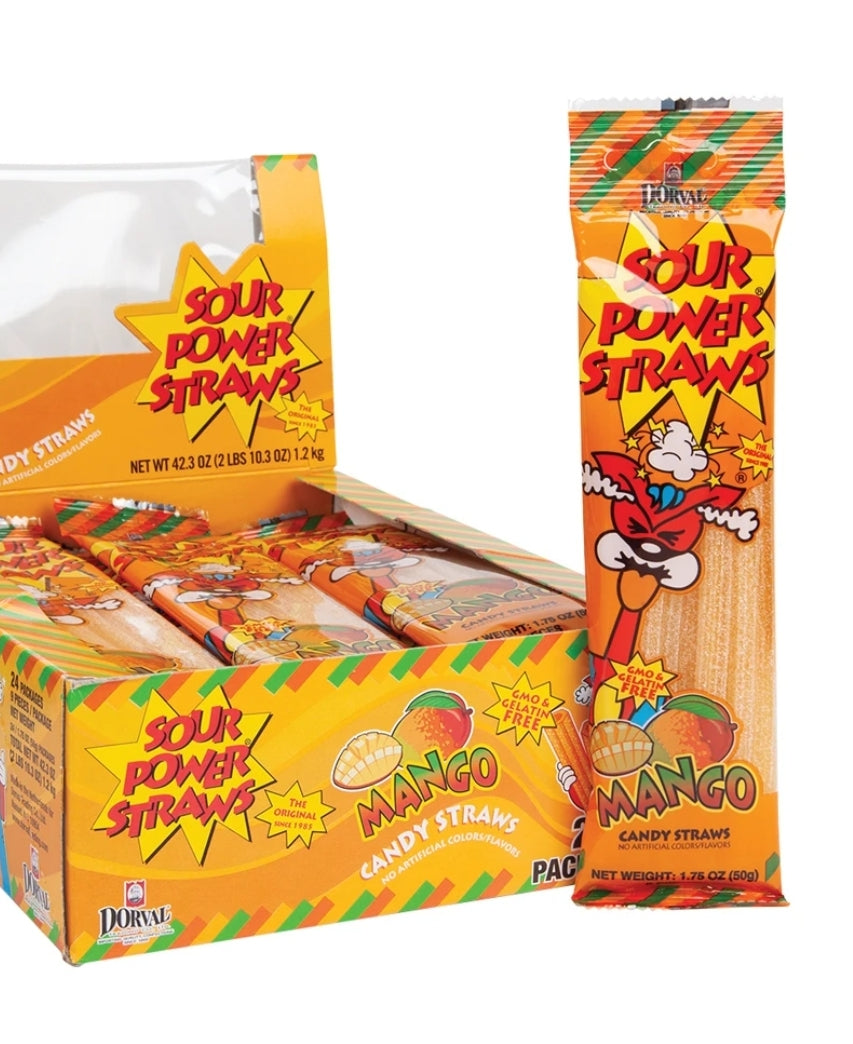 Sour Power Straws Mango