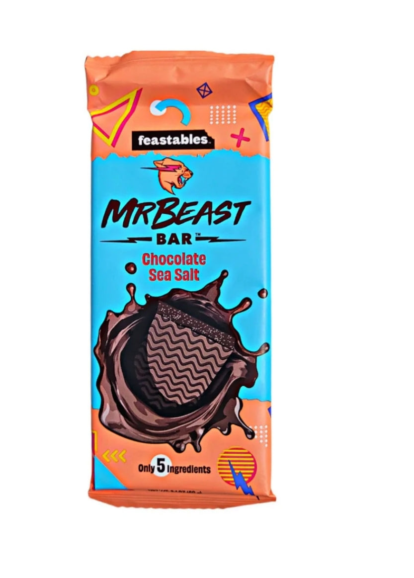 Feastables Mr. Beast bar Chocolate Sea Salt