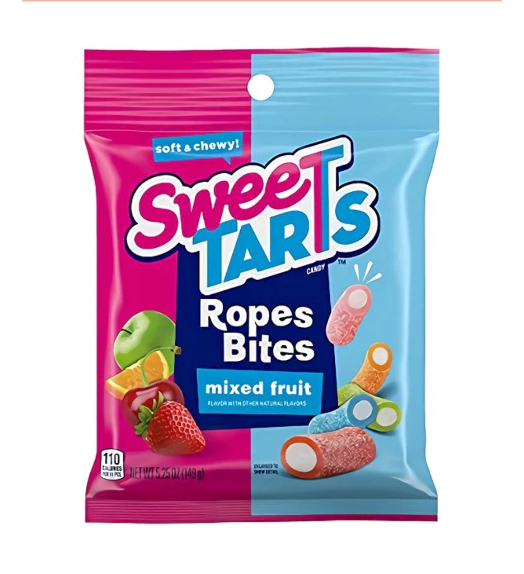 Sweet Tarts Ropes Bites(Mixed Fruits) – Munchiz