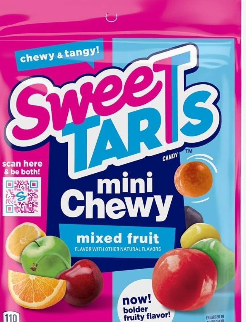 Sweettarts Mini Chewy Mixed Fruits