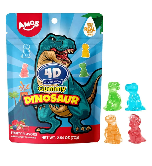 Dinosaur 4D candy