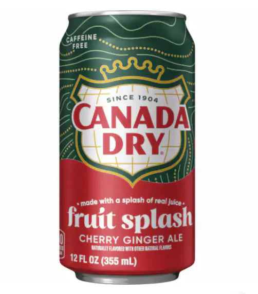 Canada Dry Fruit Splash Cherry Ginger Ale