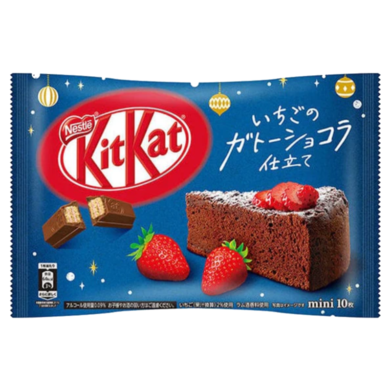 Gâteau au chocolat et aux fraises Kit Kat Mini Bag