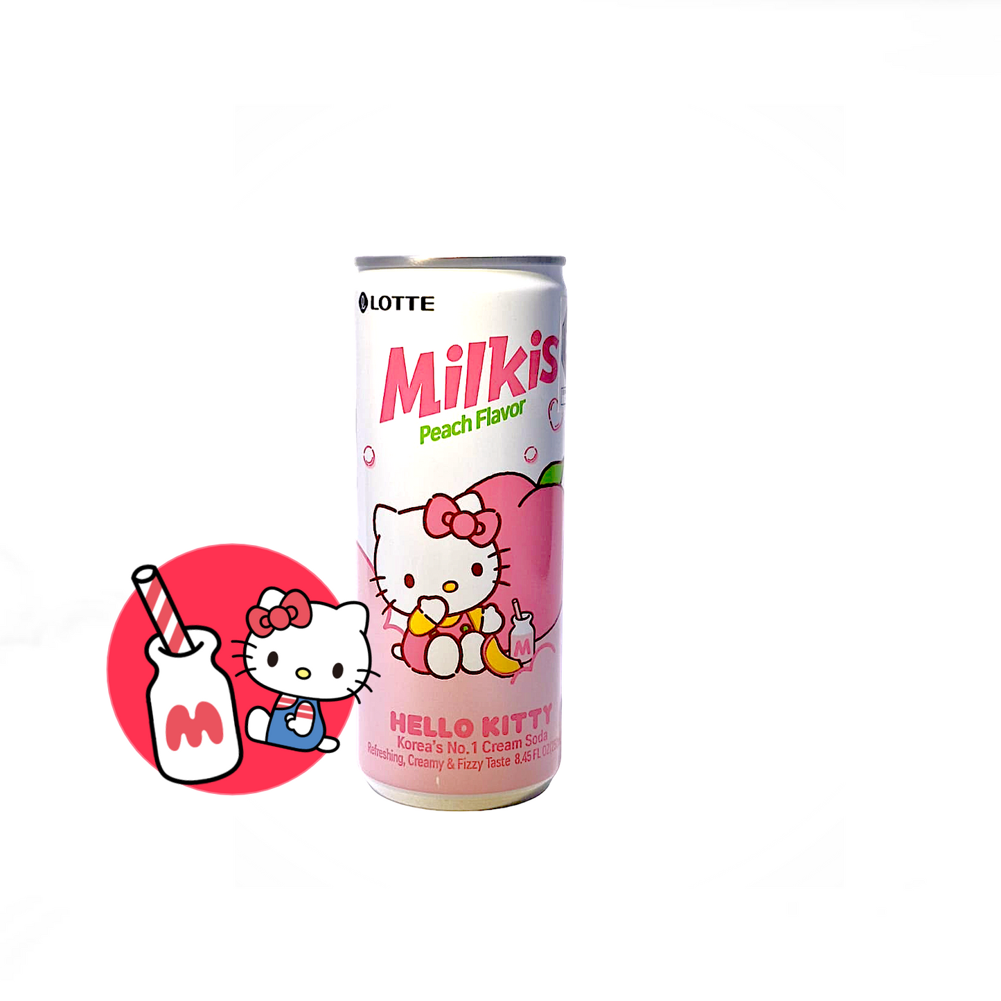 MILKIS PEACH 250 ML (HELLO KITTY)