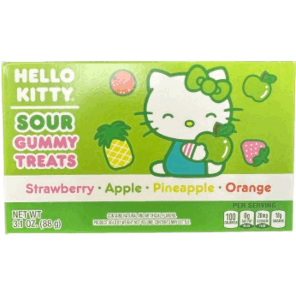 Hello Kitty Sour Gummy Treats Strawberry