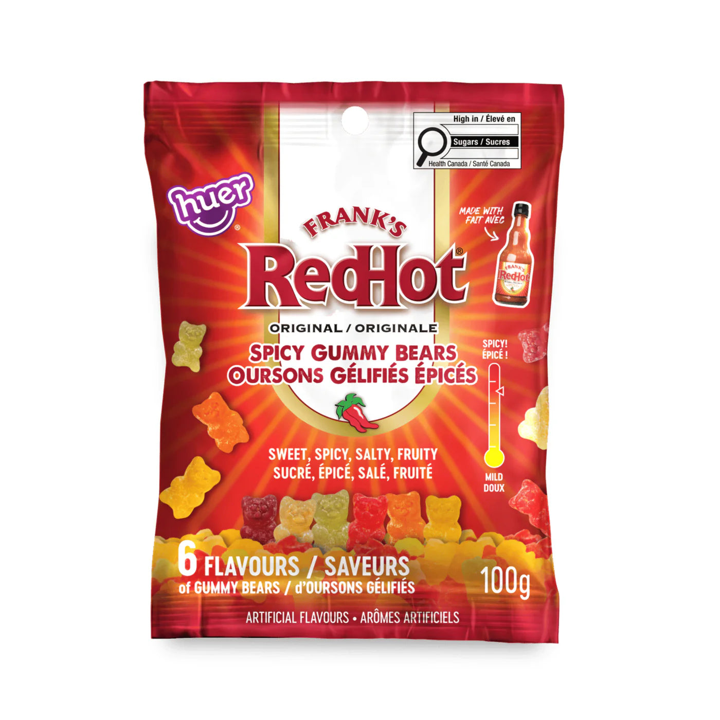 Huer Frank's Red Hot Spicy Gummy Bears