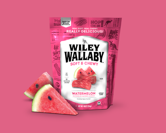 Wiley Wallaby Watermelon Licorice