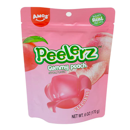 PEELERZ GUMMY PEACH 6 OZ BAG
