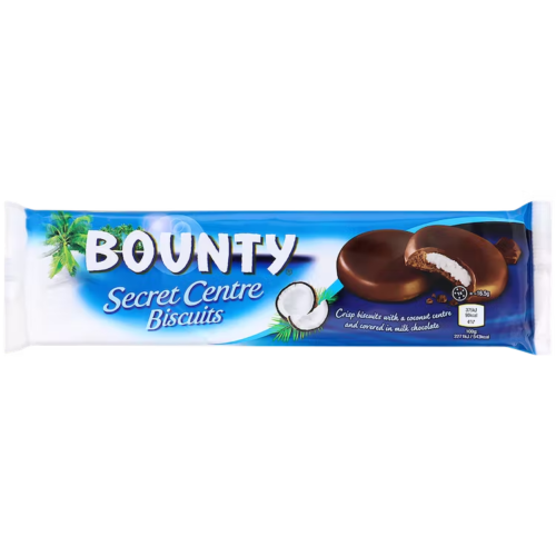 BOUNTY SECRET CENTER BISCUITS LIMITED EDITION COCONUT CREAM