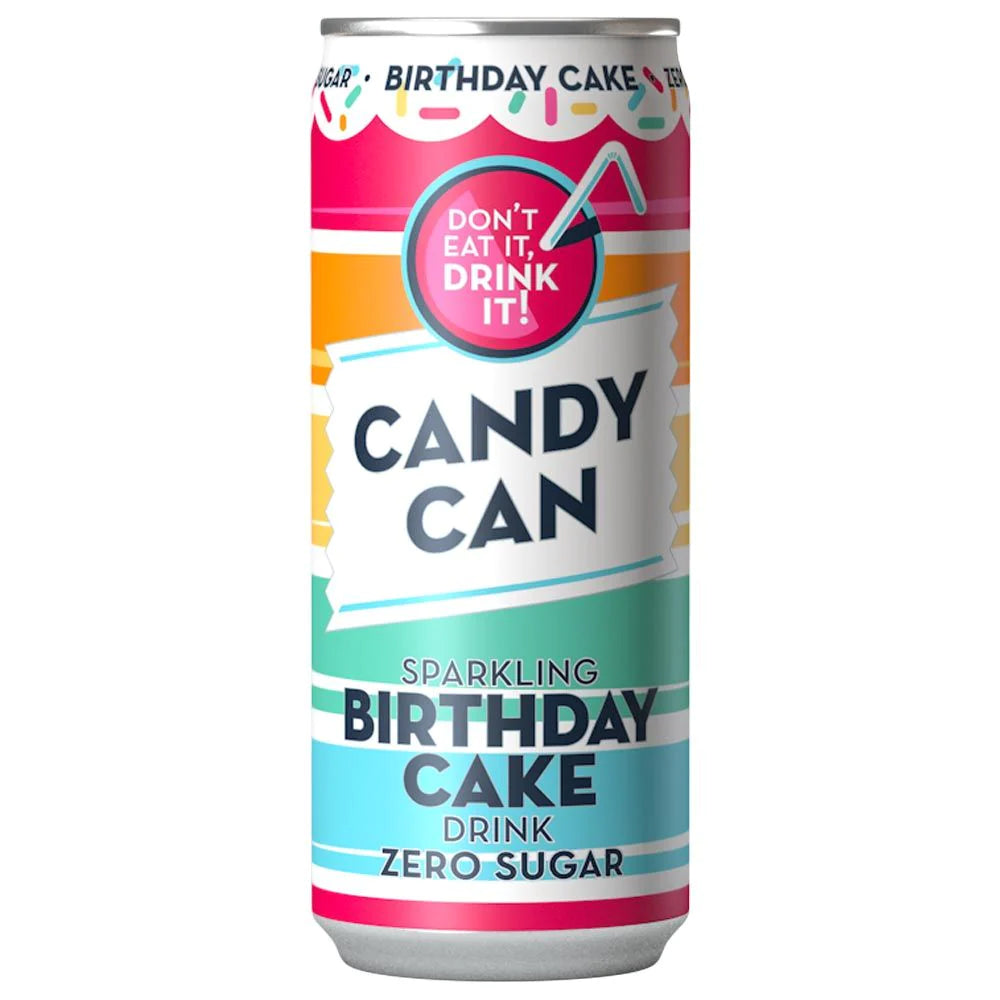 Candy can birthday cake