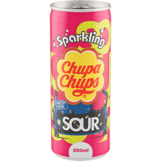 Refresco Chupa Chups Sour sabor a fresa