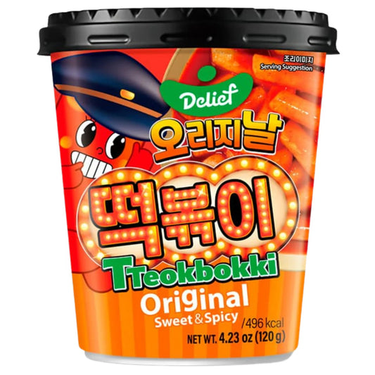 DELIEF Tteokbokki Cup Original Sweet & Spicy HALAL