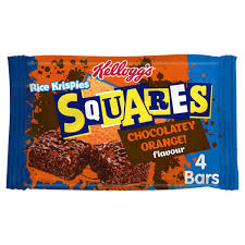 Kellogg's Rice Krispies Squares Chocolatey Orange