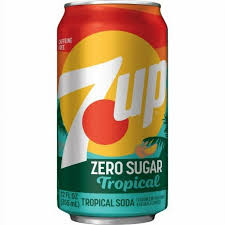 Tropical 7up Zero Sugar
