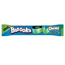 Bazooka Sour Apple Chewy Candy