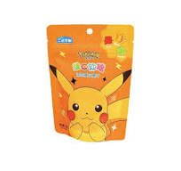 POKEMON SOFT SWEETS ORANGE. STRAWBERRY & GREEN APLE ASIA